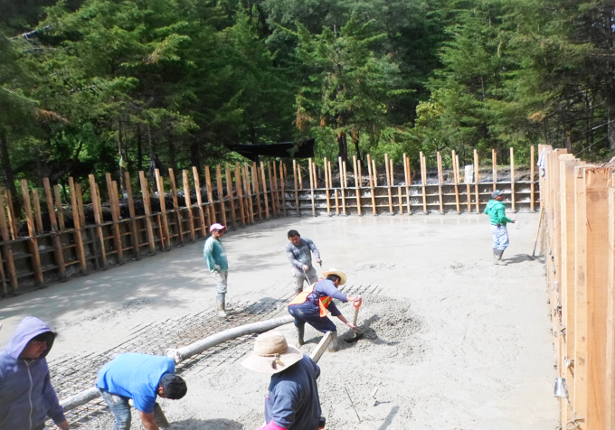 Construcción de parques públicos